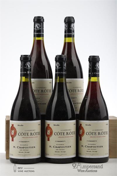 COTE ROTIE LA MORDOREE 1994 - Chapoutier - 5 Bottles