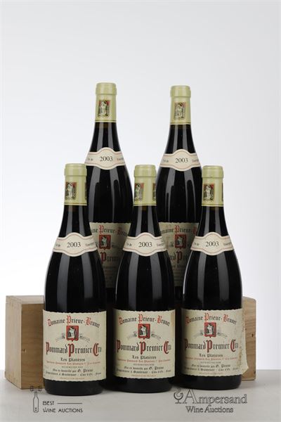 POMMARD LES PLATIERES 2003 - G. Prieur - 5 Bottles