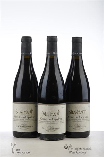 BILA HAUT OCCULTUM LAPIDEM 2014 - Chapoutier - 3 Bottles