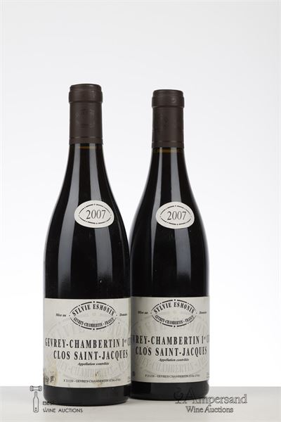 GEVREY CHAMBERTIN CLOS ST JACQUES 2007 - Sylvie Esmonin - 2 Bottles