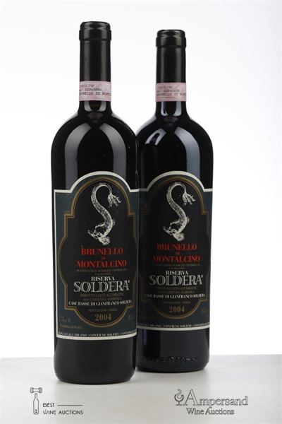 BRUNELLO DI MONTALCINO RISERVA 2004 - Soldera - 2 Bottles