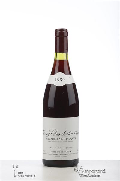 GEVREY CHAMBERTIN LAVAUX ST JACQUES 1989 - Frederic Esmonin - 1 Bottle