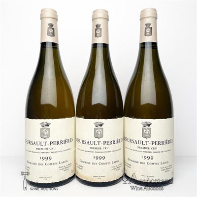 MEURSAULT PERRIERES 1999 - Comtes Lafon - 3 Bottles