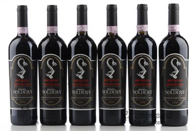 BRUNELLO DI MONTALCINO CASE BASSE RISERVA 1999 - Soldera  - 6 Bottles