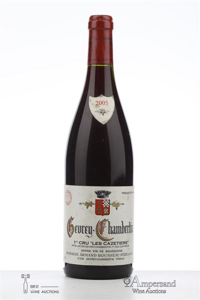 GEVREY CHAMBERTIN LES CAZETIERS 2005 - Armand Rousseau - 1 Bottle
