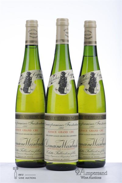 GEWURZTRAMINER FURSTENTUM CUVEE LAURENCE 1993 - Weinbach - 3 Bottles