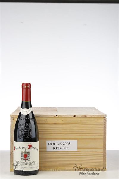 CHATEAUNEUF DU PAPE 2005 - Clos des Papes - 6 Bottles - Owc 12