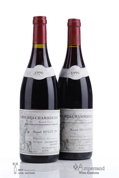 CHARMES CHAMBERTIN 1996 - Bernard Dugat Py - 2 Bottles