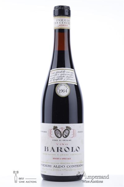BAROLO MONFORTE E PERNO RISERVA SPECIALE 1964 - Aldo Conterno  - 1 Bottle