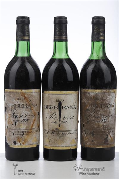 BERBERANA RESERVA 1970 - Bodegas Berberana - 3 Bottles