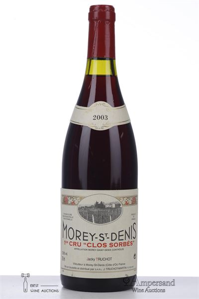 MOREY ST DENIS CLOS SORBES 2003 - Jacky Truchot - 1 Bottle