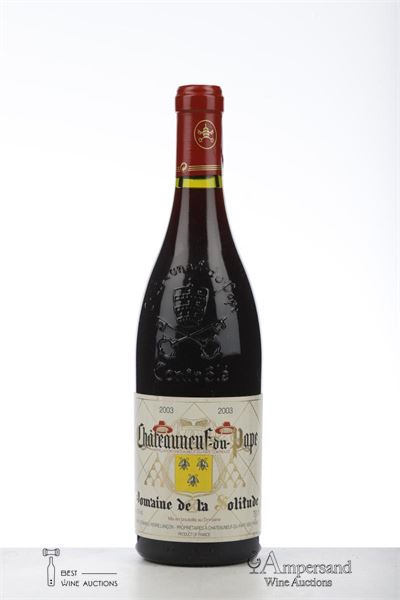 CHATEAUNEUF DU PAPE DOMAINE DE LA SOLITUDE 2003 - Domaine de la Solitude - 1 Bottle