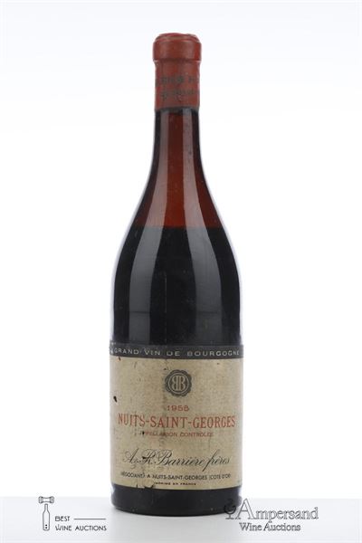 NUITS ST GEORGES 1955 - Barriere - 1 Bottle