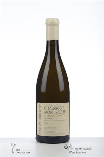 CHASSAGNE MONTRACHET BLANC ABBAYE DE MORGEOT 2016 - Pierre Yves Colin Morey - 1 Bottle