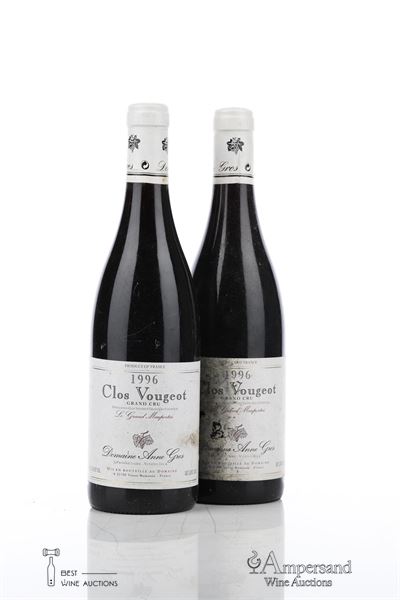 CLOS VOUGEOT 1996 - Anne Gros - 2 Bottles