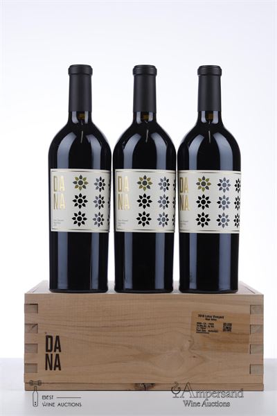 LOTUS VINEYARD CABERNET SAUVIGNON 2018 - Dana Estate - 3 Bottles - Owc 3