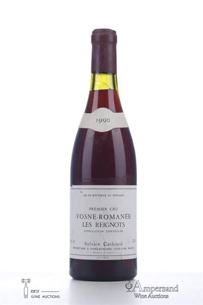 VOSNE ROMANEE LES REIGNOTS 1990 - Sylvain Cathiard - 1 Bottle