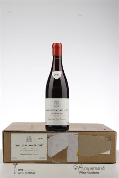 CHASSAGNE MONTRACHET ROUGE VIEILLES VIGNES 2021 - Paul Pillot - 6 Bottles - Oc 6