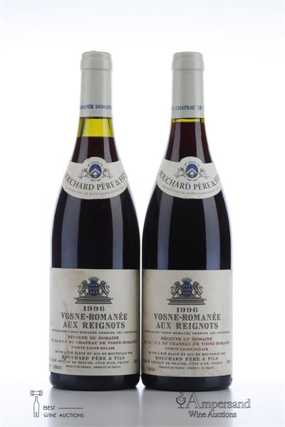VOSNE ROMANEE AUX REIGNOTS 1996 - Chateau de Vosne Romanee - Comte Liger Belair - Bouchard - 2 Bottles