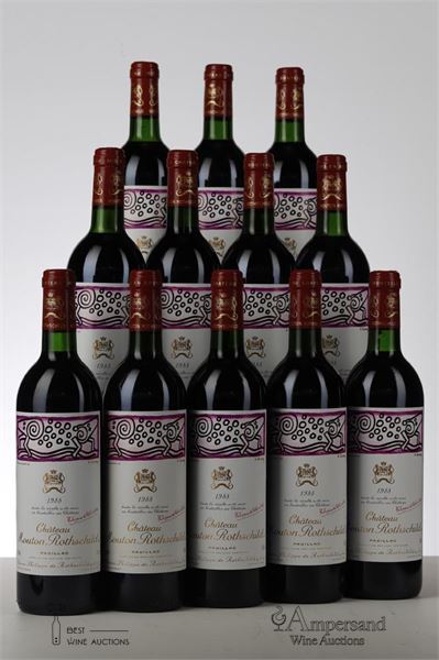 MOUTON ROTHSCHILD 1988 - Mc - 12 Bottles - Owc 12