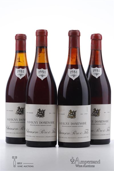 SAVIGNY LES BEAUNE LA DOMINODE 1981 - Chanson - Mb - 4 Bottles