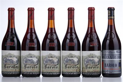 BAROLO 1967 - Fontanafredda - 6 Bottles