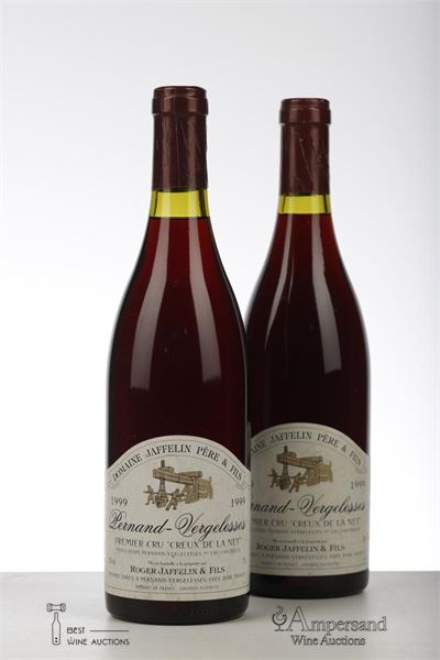 PERNAND VERGELESSES CREUX DE LA NET 1999 - Roger Jaffelin  - 2 Bottles
