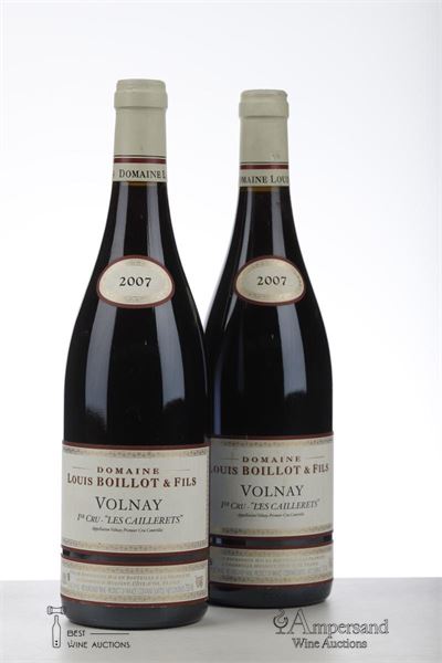 VOLNAY LES CAILLERETS 2007 - Louis Boillot - 2 Bottles