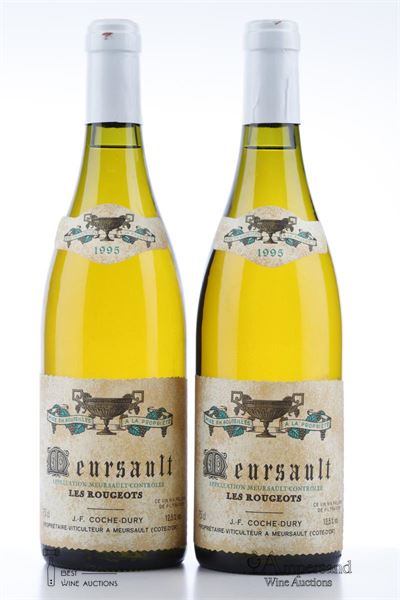 MEURSAULT LES ROUGEOTS 1995 - Coche Dury - 2 Bottles