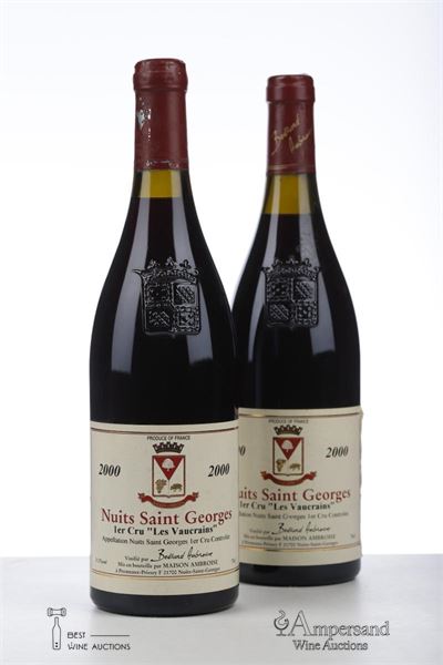 NUITS ST GEORGES LES VAUCRAINS 2000 - Bertrand Ambroise - 2 Bottles