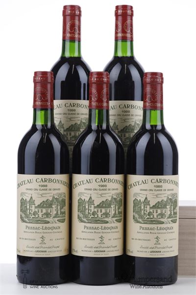 CARBONNIEUX 1988 - Mc - 5 Bottles
