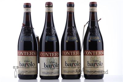 BAROLO 1968 -  Giacomo Conterno - 4 Bottles