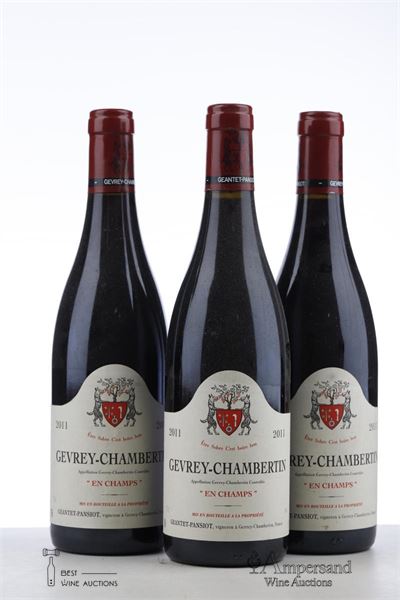 GEVREY CHAMBERTIN EN CHAMPS 2011 - Geantet Pansiot - 3 Bottles