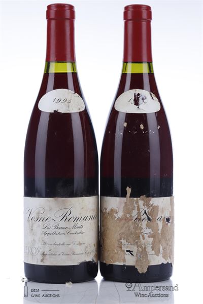 VOSNE ROMANEE LES BEAUX MONTS 1995 - Leroy - 2 Bottles