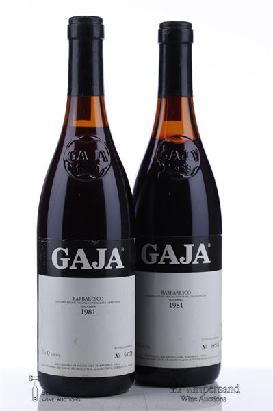 BARBARESCO 1981 - Gaja - 2 Bottles