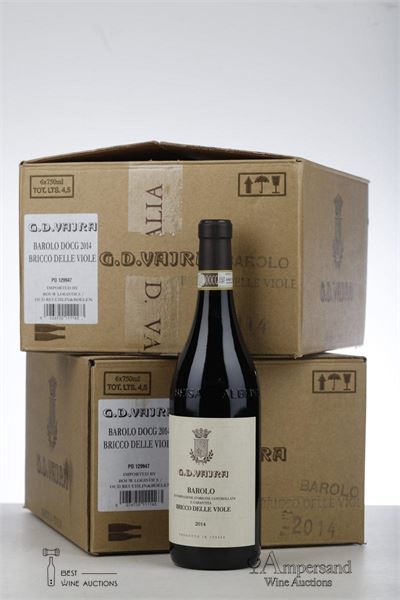 BAROLO BRICCO DELLE VIOLE 2014 - G.D. Vajra - 12 Bottles - Oc 6