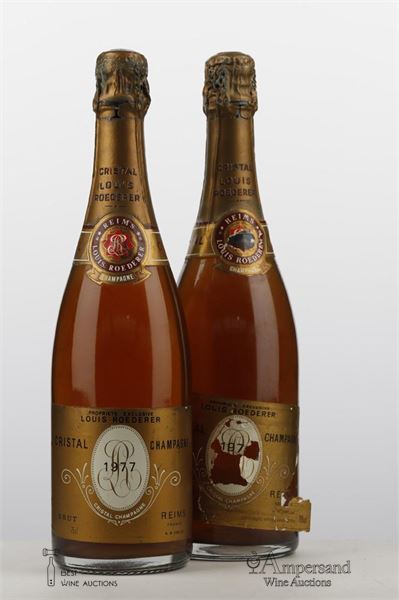 CRISTAL ROEDERER 1977 - Louis Roederer - 2 Bottles