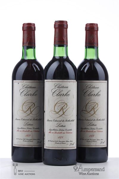 CLARKE 1978 - Mc - 3 Bottles