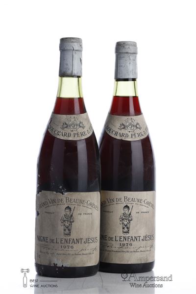 BEAUNE GREVES VIGNE DE L'ENFANT JESUS 1976 - Bouchard - 2 Bottles