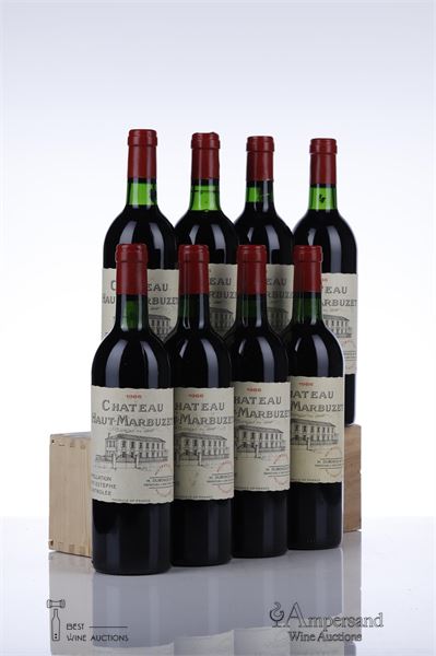HAUT MARBUZET 1986 - 8 Bottles - Owc 12