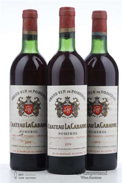 LA CABANNE 1974 - Mc - 3 Bottles