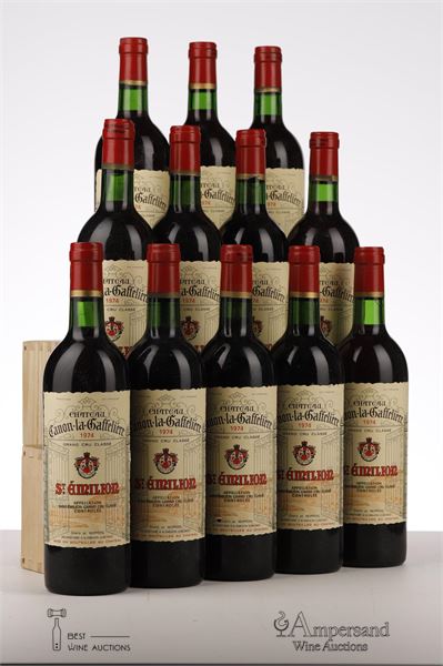CANON LA GAFFELIERE 1974 - 12 Bottles - Owc 12