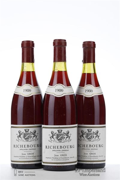 RICHEBOURG 1980 - Jean Gros - 3 Bottles