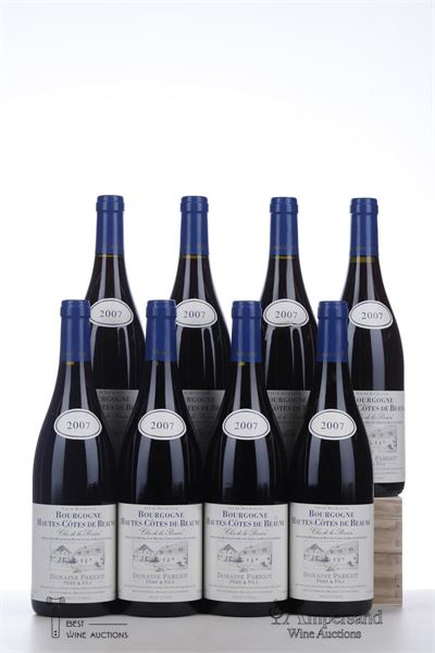BOURGOGNE HAUTES COTES DE BEAUNE CLOS DE LA PERRIERE 2007 - Parigot - 8 Bottles