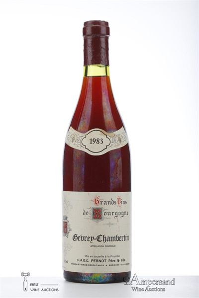 GEVREY CHAMBERTIN 1983 - GAEC Pernot - 1 Bottle