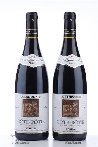 COTE ROTIE LA LANDONNE 2003 - E. Guigal - 2 Bottles