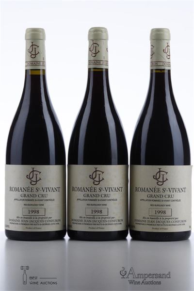 ROMANEE ST VIVANT 1998 - JJ Confuron - 3 Bottles