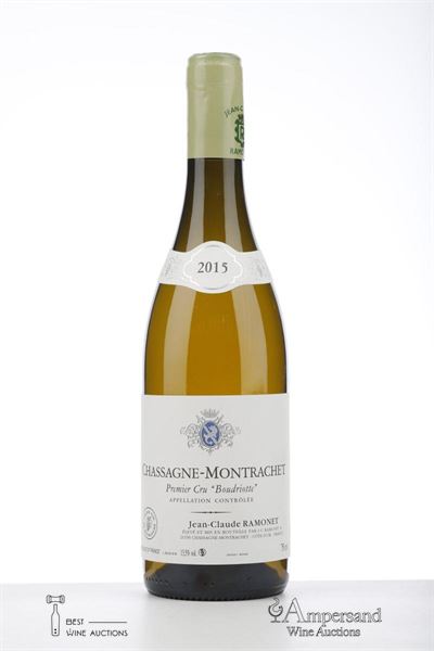 CHASSAGNE MONTRACHET BLANC BOUDRIOTTE 2015 - Ramonet - 1 Bottle