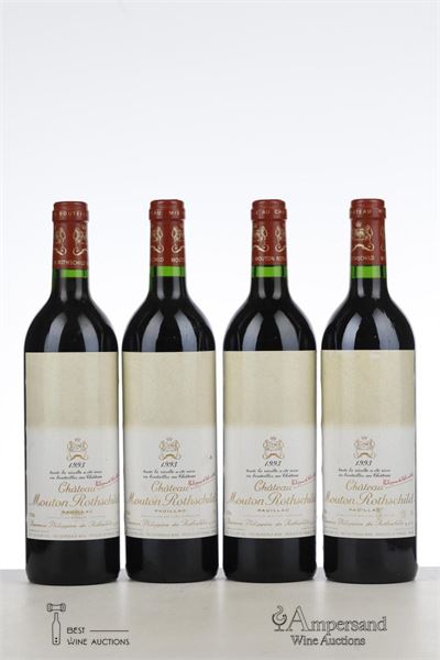 MOUTON ROTHSCHILD 1993 - Mc - 4 Bottles