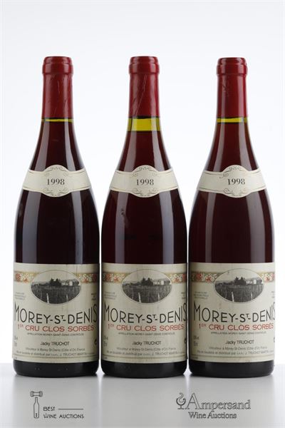 MOREY ST DENIS CLOS SORBES 1998 - Jacky Truchot - 3 Bottles
